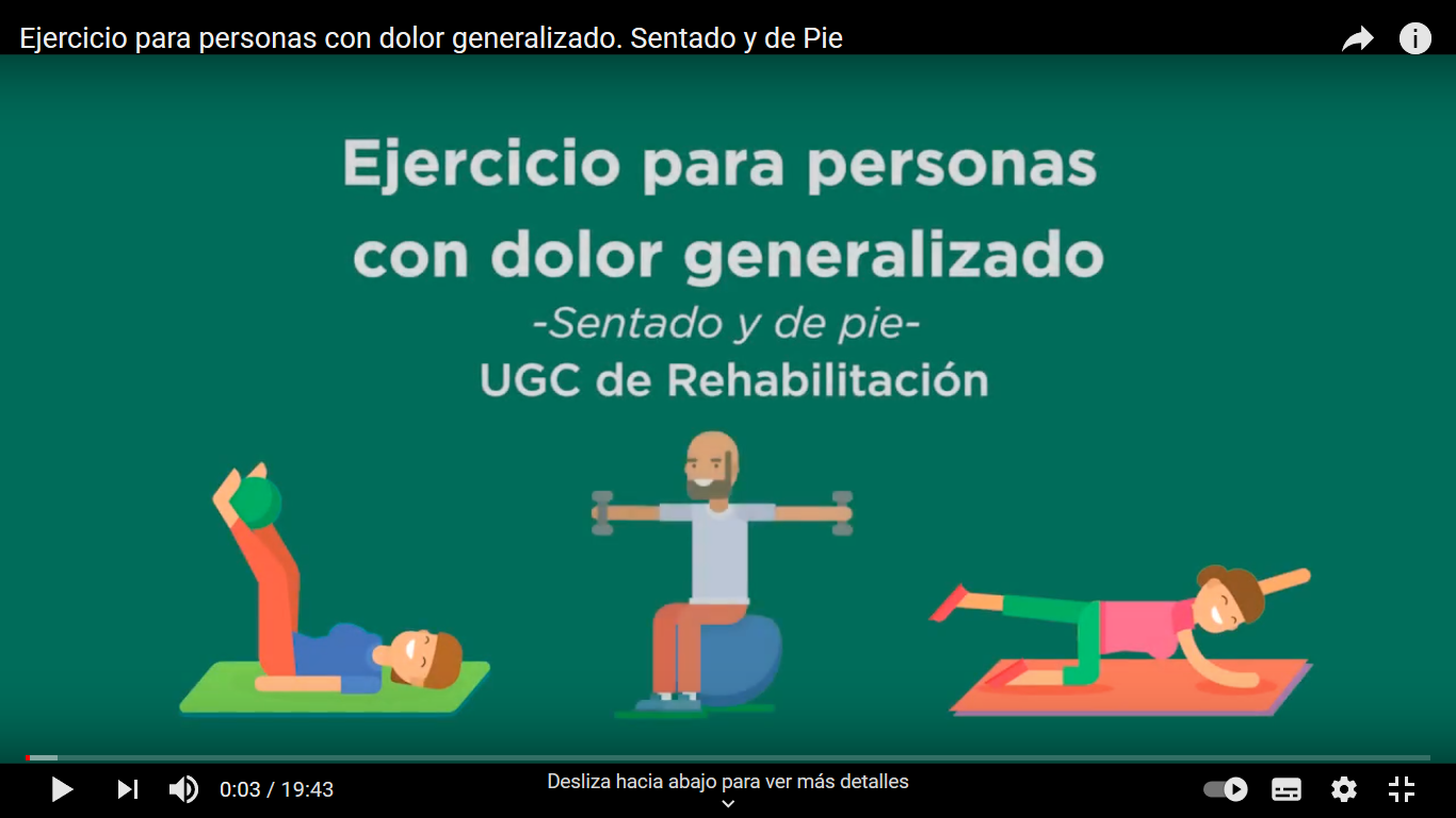 Ejercicio para personas con dolor generalizado-SENTADO Y DE PIE