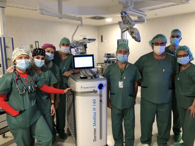 Urólogos de España y Portugal se forman en el Hospital San Universitario San Cecilio en el tratamiento de la hiperplasia benigna de próstata con cirugía láser