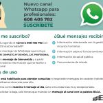 El Hospital incorpora un canal interno de Whatsapp para mejorar la información a sus profesionales
