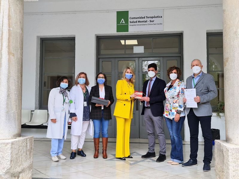 Responsables de FAISEM visitan las instalaciones de la Comunidad Terapéutica del Clínico San Cecilio