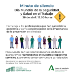 Minuto de Silencio: Día Mundial de la Seguridad y Salud en el Trabajo