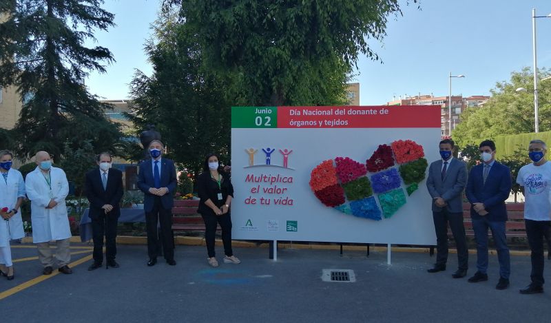 El Hospital Clínico San Cecilio se suma al homenaje de la ciudadanía a las personas donantes y sus familiares