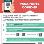 Se solicitará el certificado de vacunación Covid a los usuarios que realicen acompañamiento o visitas en determinadas áreas del Hospital