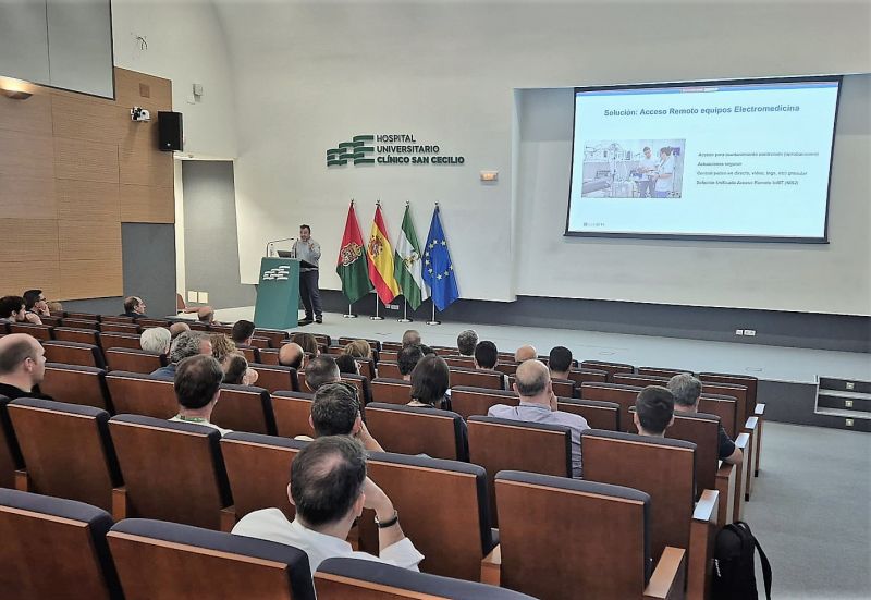 Más de 80 profesionales participan en una jornada sobre ciberseguridad en el control de equipos hospitalarios