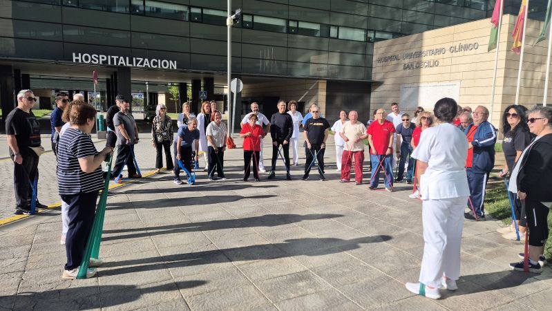 El Clínico San Cecilio conmemora el Día Mundial del Corazón con talleres de autocuidado, un desayuno cardiosaludable y ejercicio al aire libre