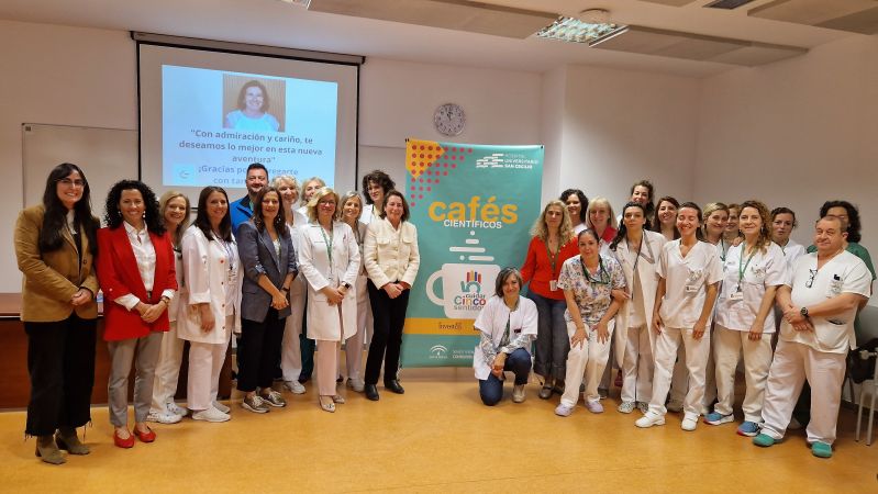 Los ‘Cafés Científicos’ del Clínico San Cecilio rinden homenaje a la decana de la Facultad de Ciencias de la Salud