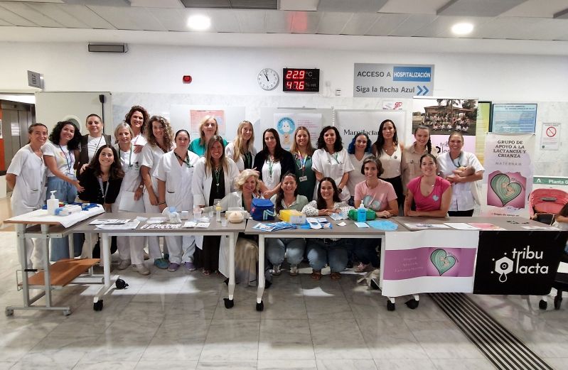 El Clínico San Cecilio conmemora la Semana de la Lactancia Materna con actividades para poner en valor sus ventajas y beneficios para la salud