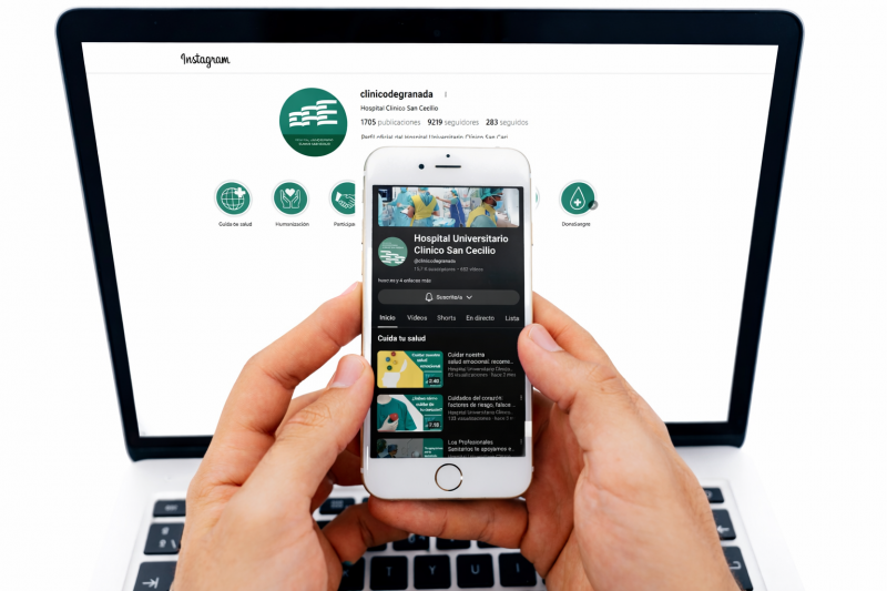 Las redes sociales del Clínico San Cecilio superan los 12 millones de visualizaciones en 2025