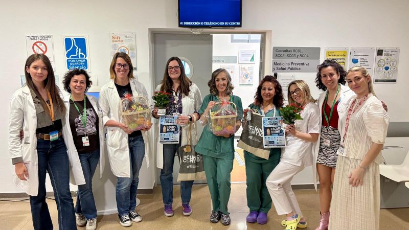 El Clínico San Cecilio organiza un escape room para reforzar la higiene de manos entre sus profesionales